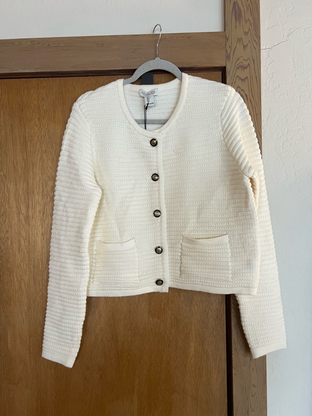 Rachel Zoe chunky knit cardigan lady jacket